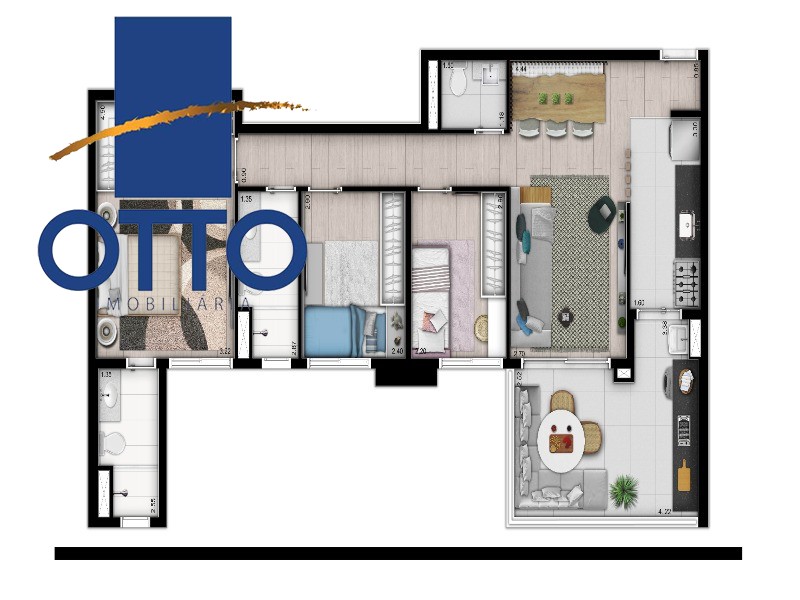 Apartamento, 3 quartos, 89 m² - Foto 33