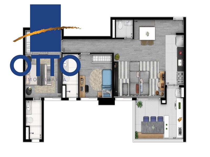 Apartamento, 3 quartos, 89 m² - Foto 34