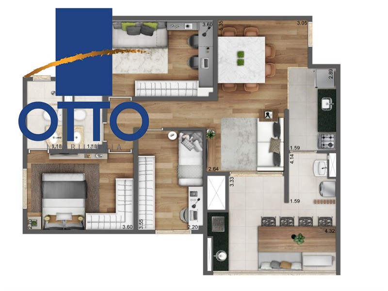 Apartamento, 3 quartos, 80 m² - Foto 9