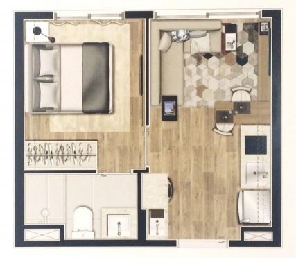 Apartamento, 1 quarto, 24 m² - Foto 17