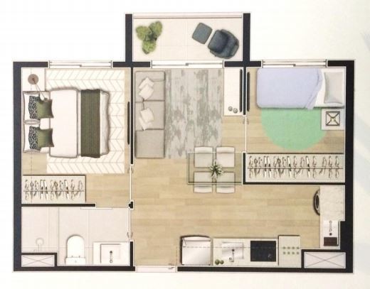 Apartamento, 1 quarto, 24 m² - Foto 20