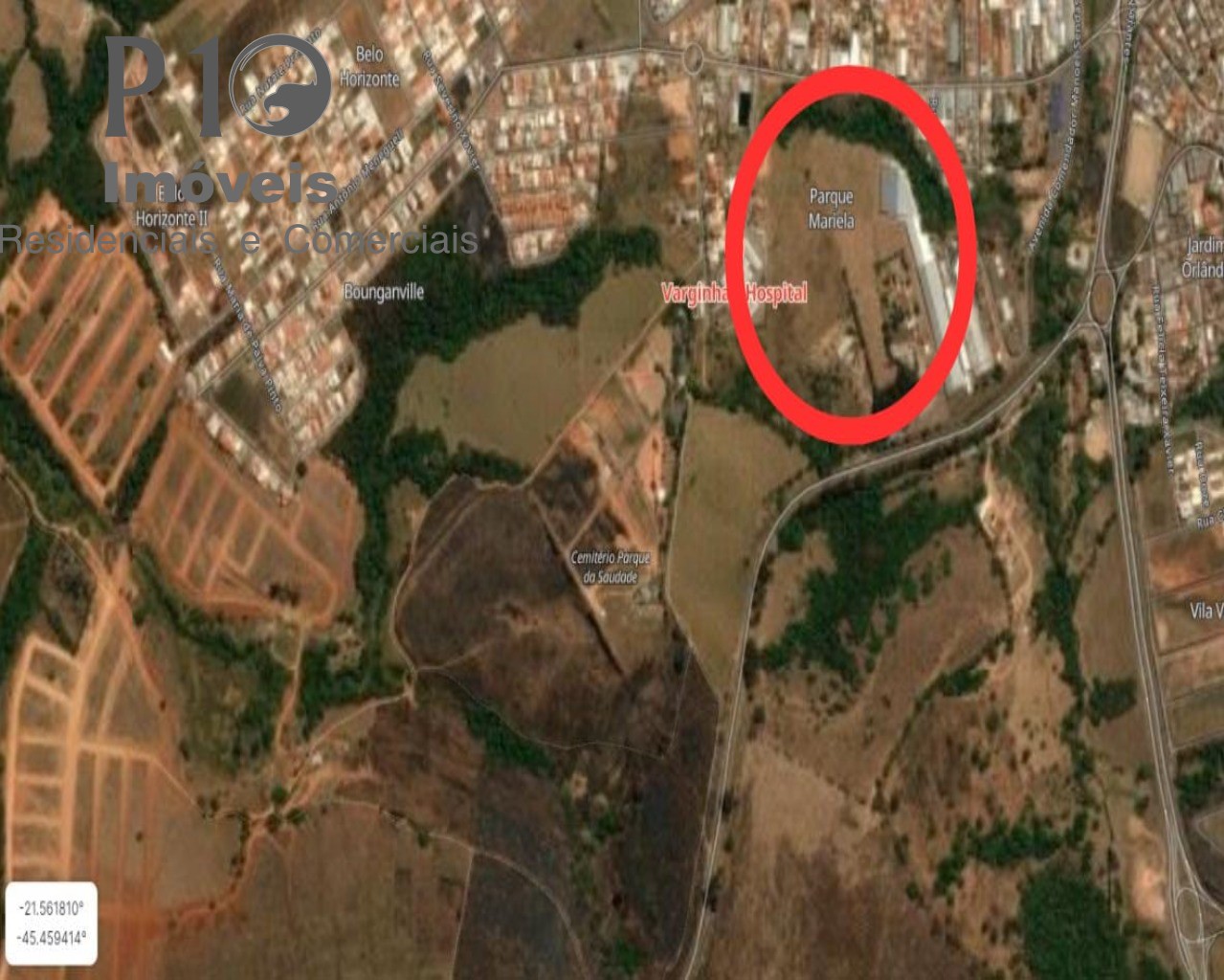 PARQUE MARIELA - Terreno com 70.000M² a venda no Parque Mariela