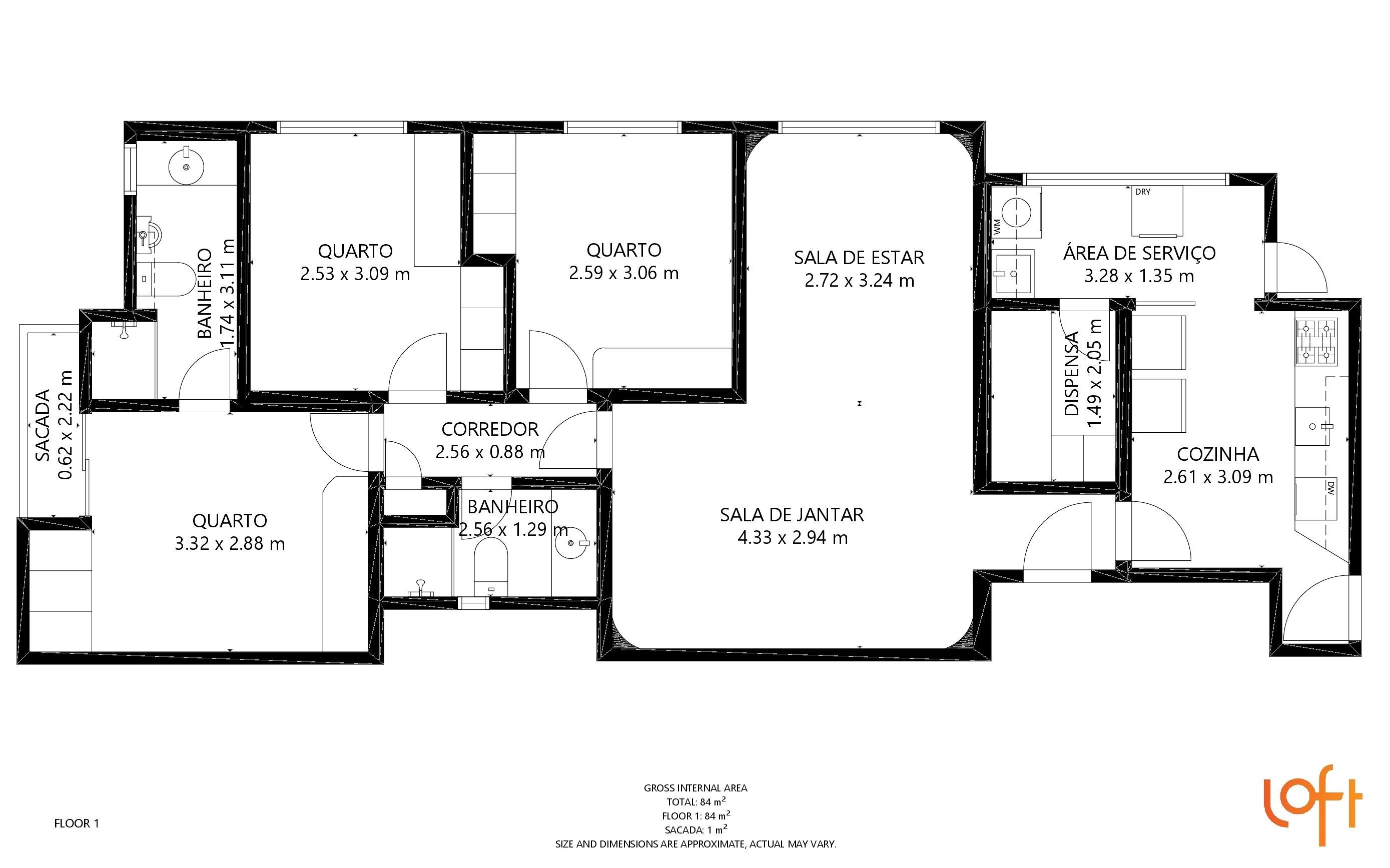 Apartamento, 3 quartos, 91 m² - Foto 22