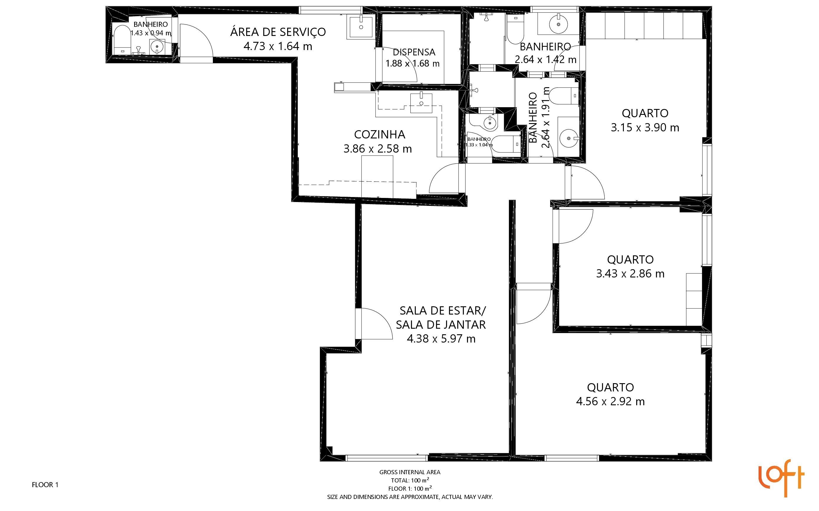 Apartamento, 3 quartos, 99 m² - Foto 26