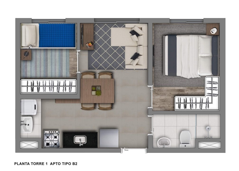 Apartamento, 1 quarto, 24 m² - Foto 14