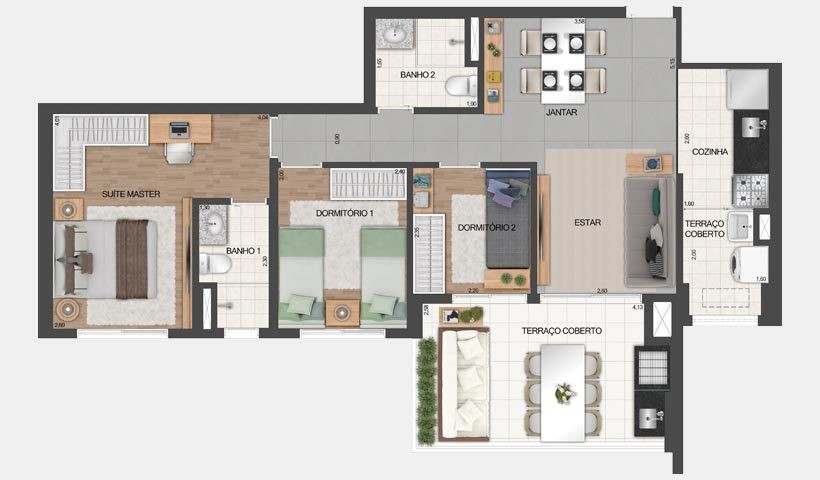 Apartamento, 3 quartos, 81 m² - Foto 28