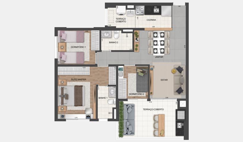 Apartamento, 3 quartos, 81 m² - Foto 29