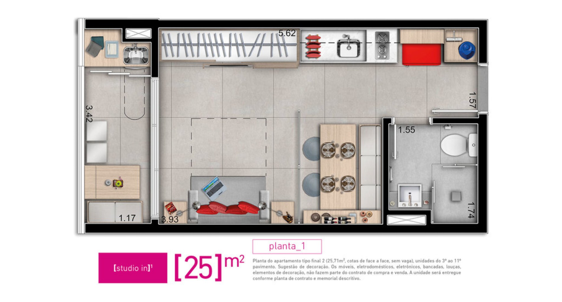 Apartamento, 1 quarto, 26 m² - Foto 11