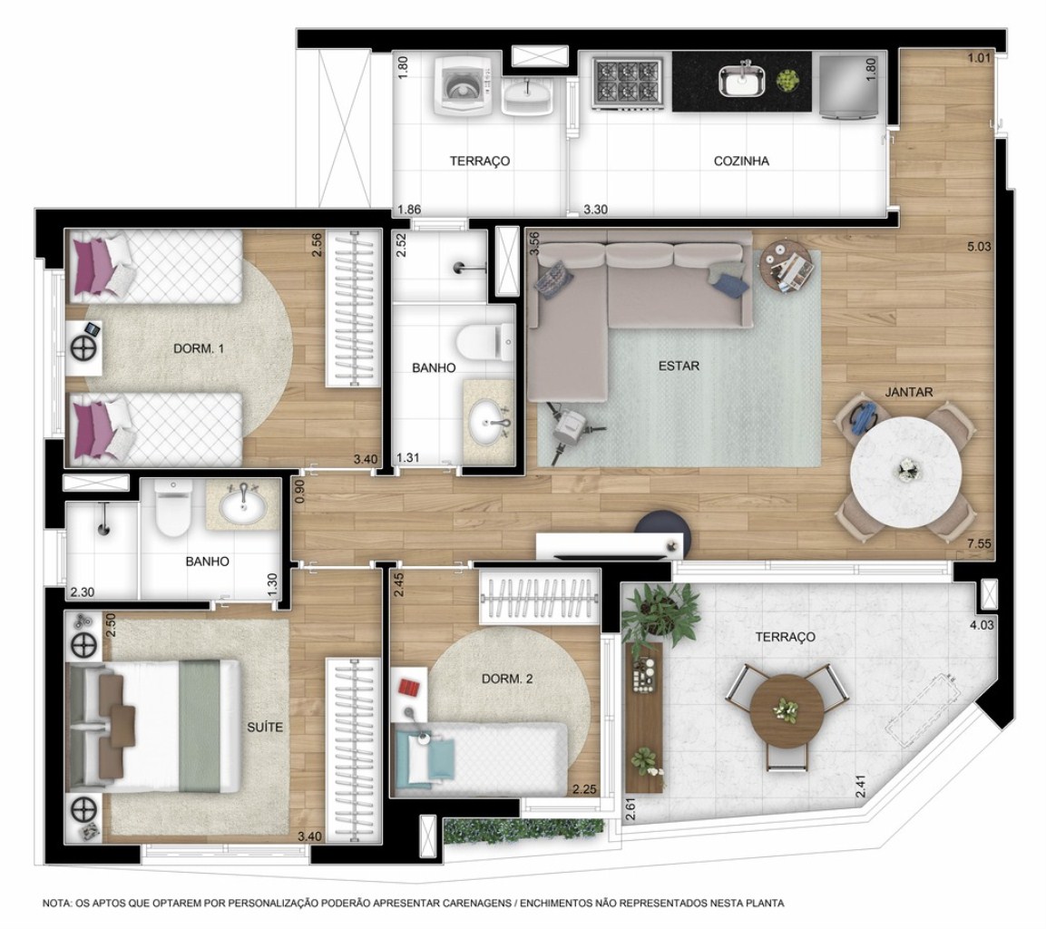 Apartamento, 2 quartos, 62 m² - Foto 16