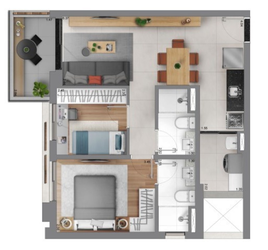 Apartamento, 3 quartos, 106 m² - Foto 27