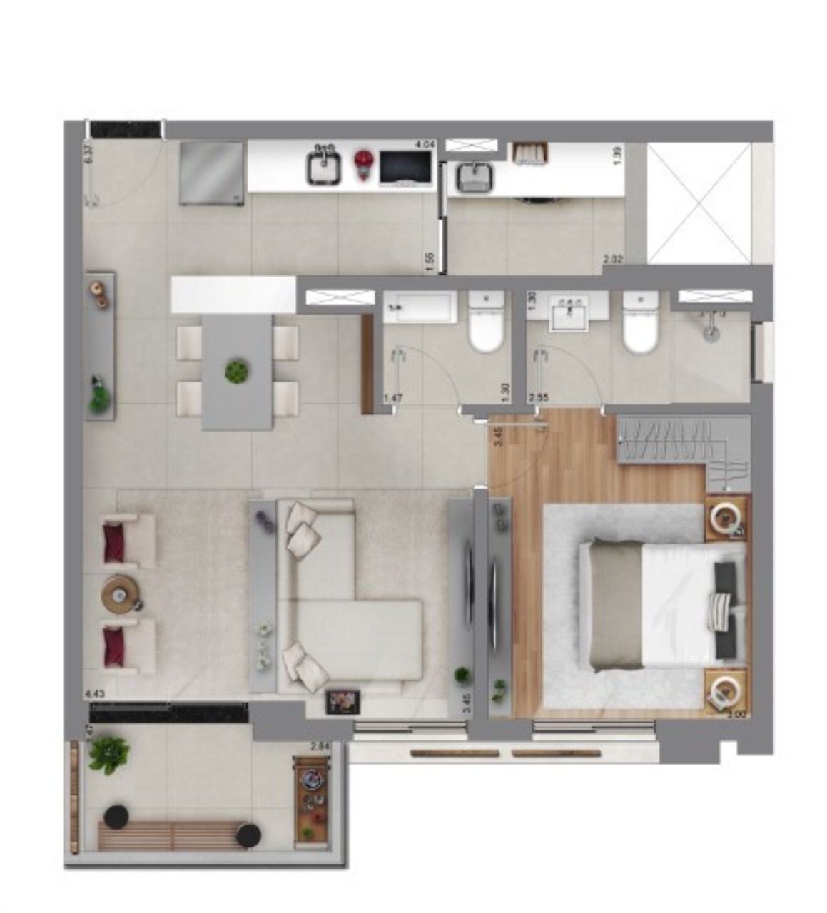 Apartamento, 3 quartos, 106 m² - Foto 28