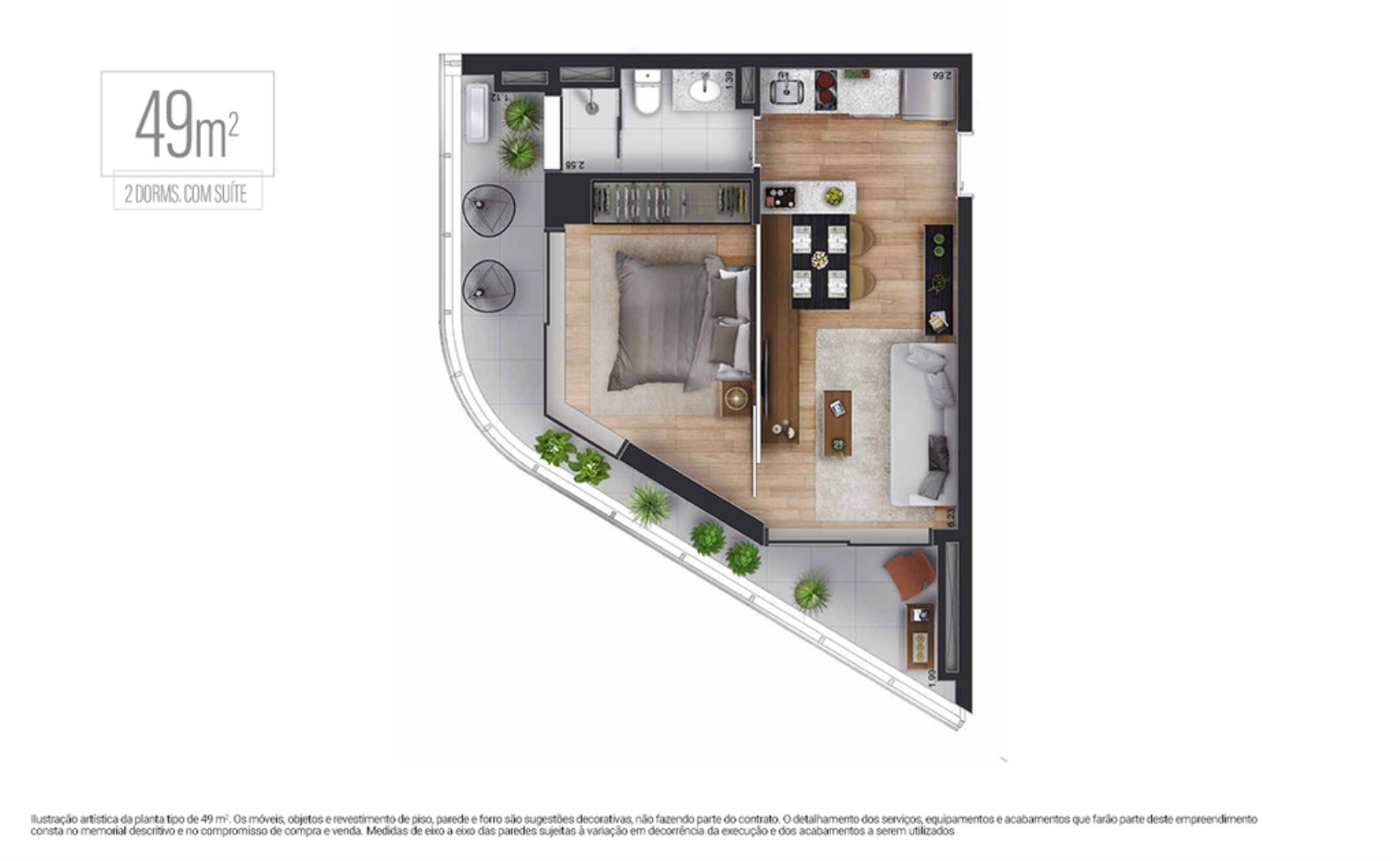 Apartamento, 1 quarto, 39 m² - Foto 24