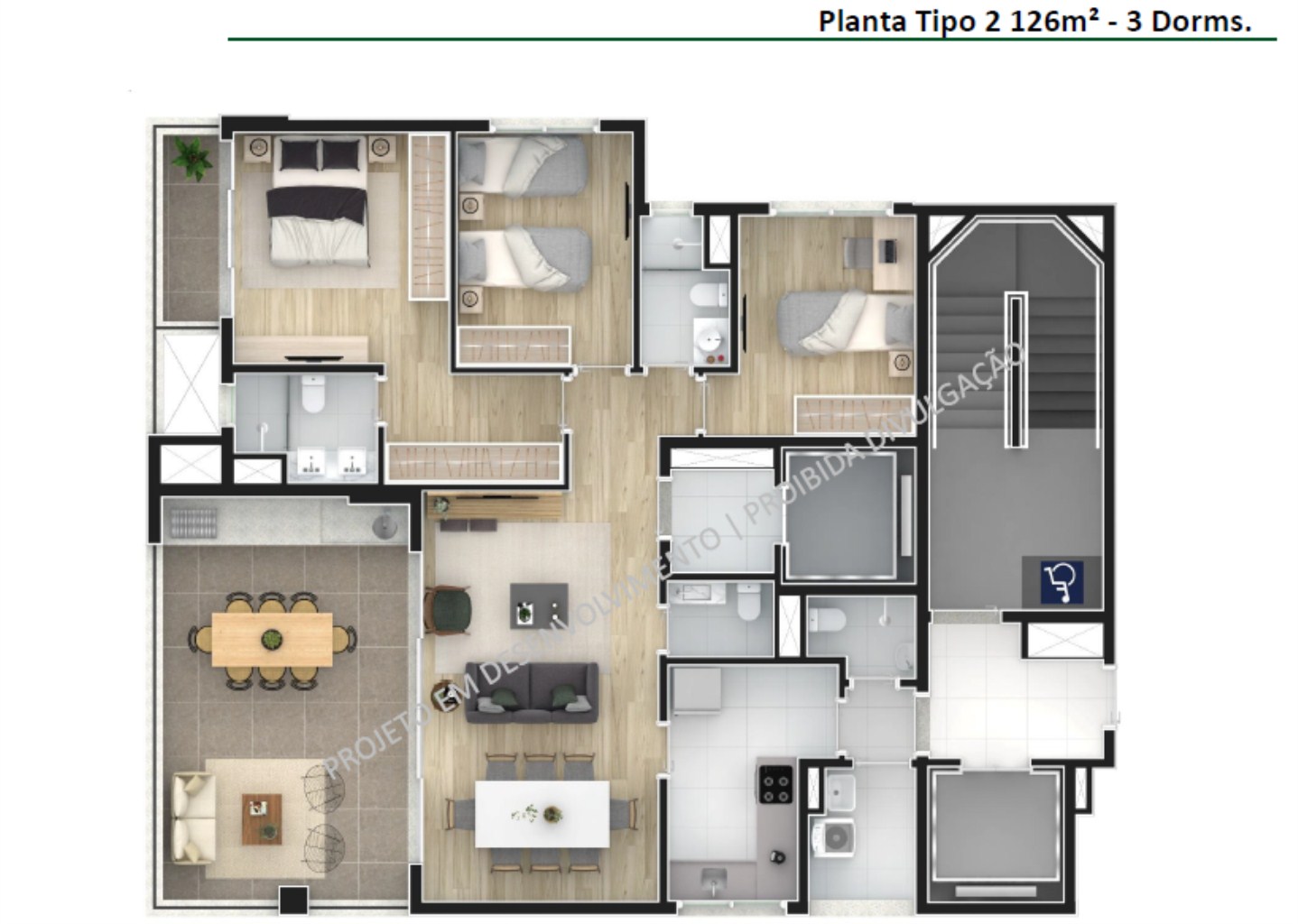 Apartamento, 3 quartos, 334 m² - Foto 2