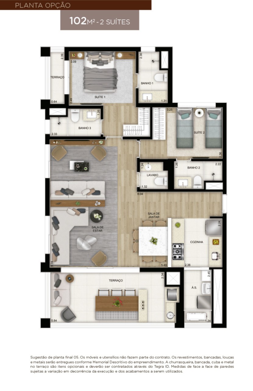 Apartamento, 3 quartos, 103 m² - Foto 26