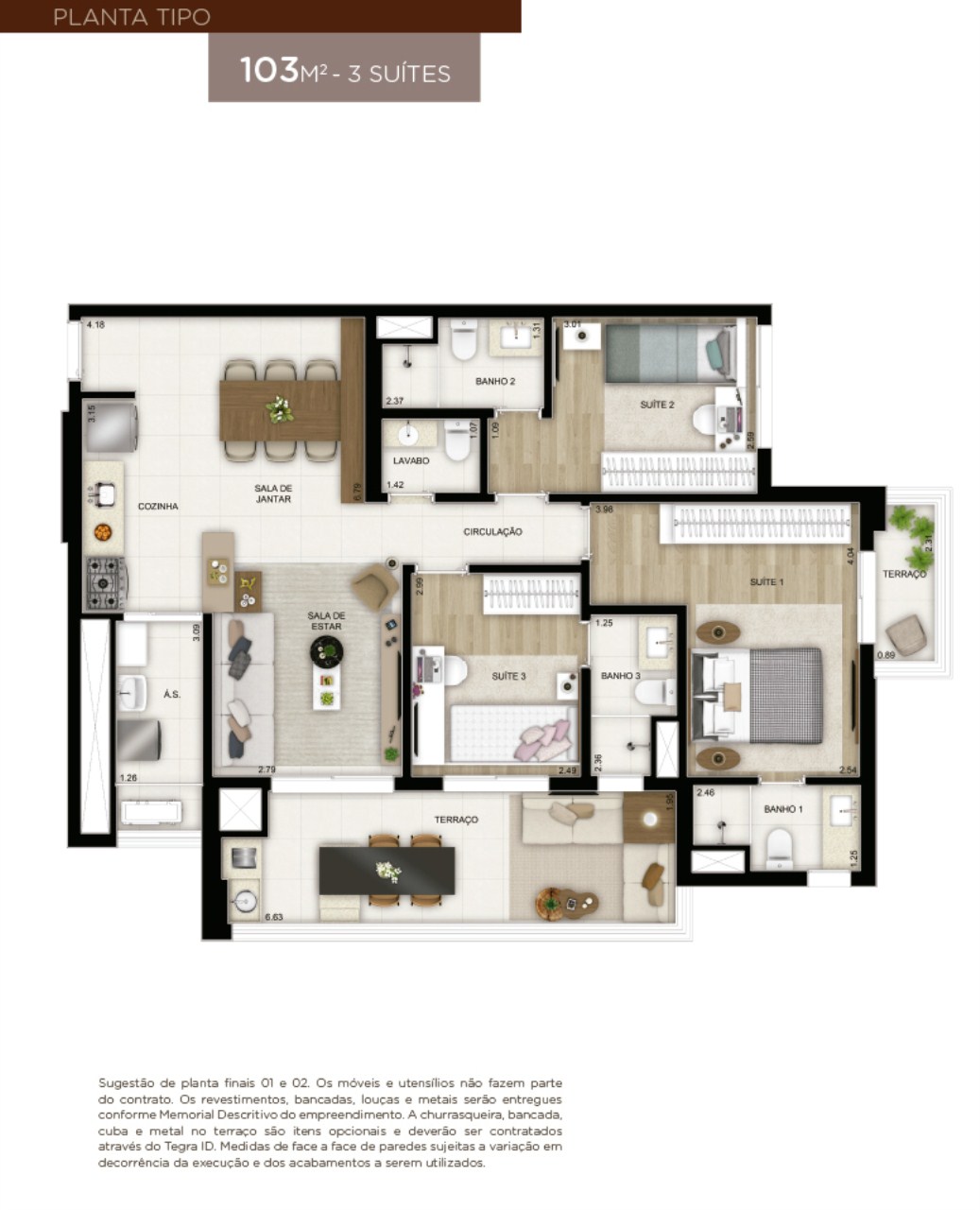 Apartamento, 3 quartos, 103 m² - Foto 27