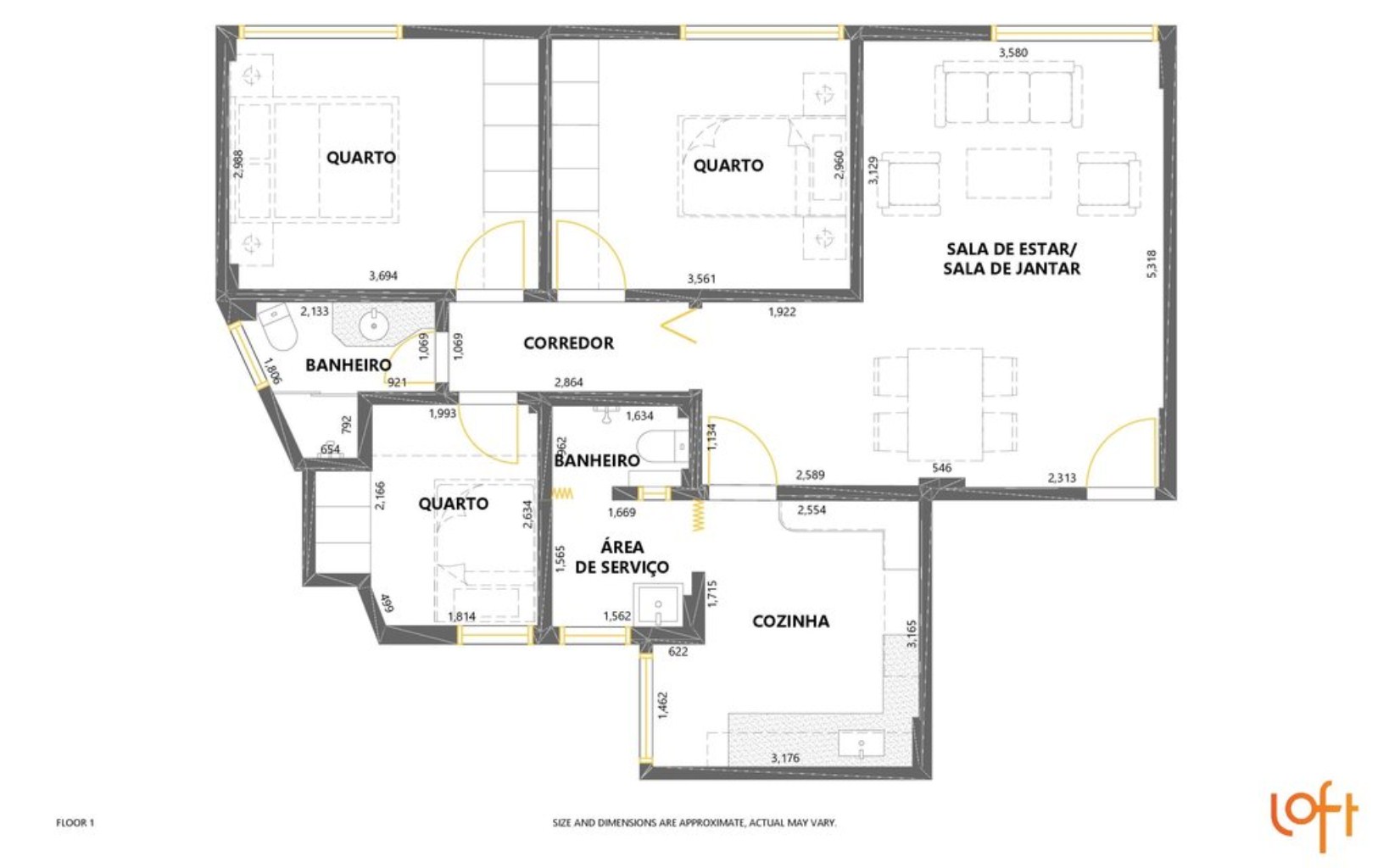 Apartamento, 3 quartos, 87 m² - Foto 9