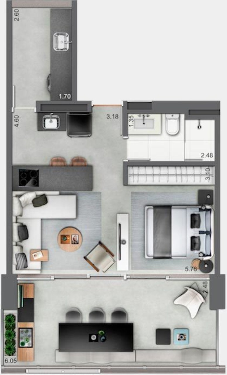 Apartamento, 2 quartos, 89 m² - Foto 36