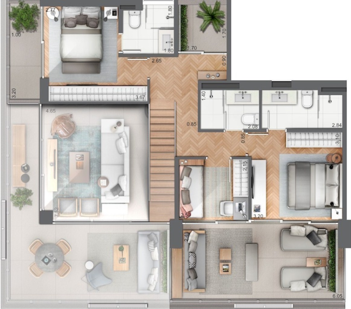 Apartamento, 2 quartos, 89 m² - Foto 43