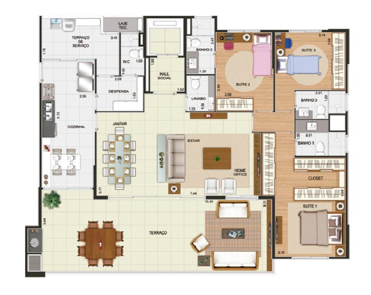 Apartamento, 4 quartos, 164 m² - Foto 18