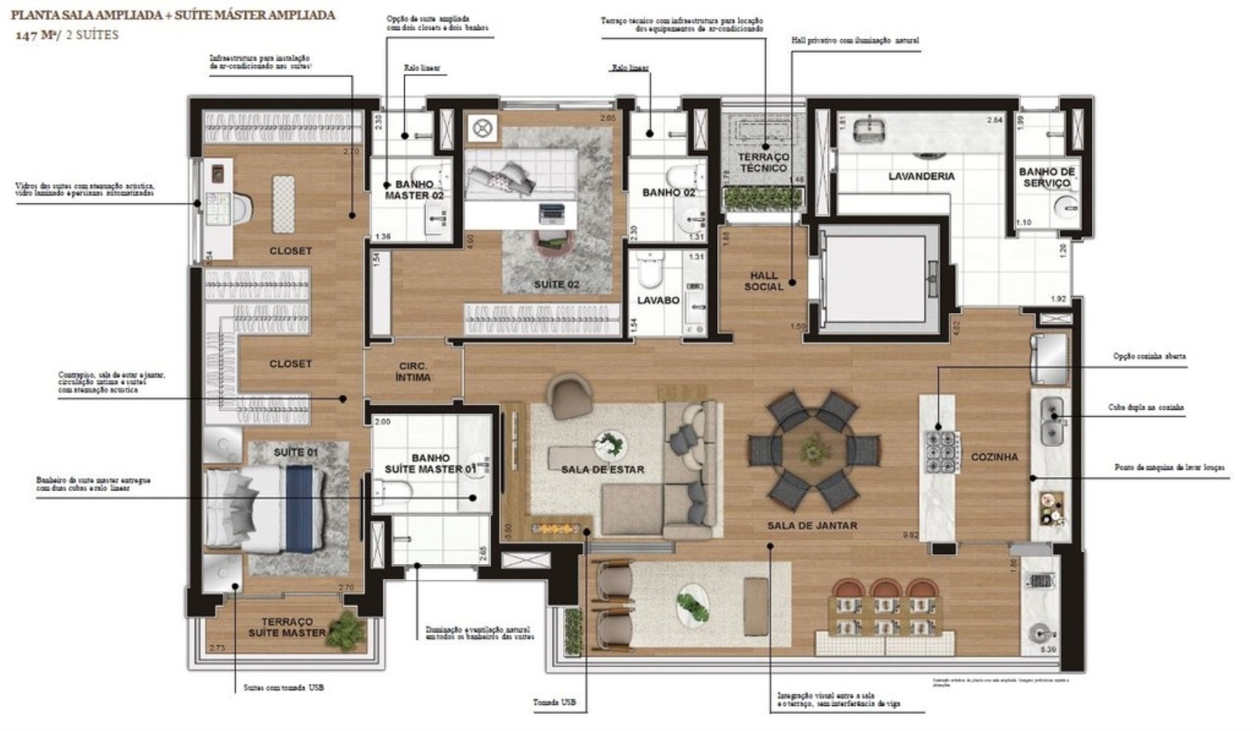 Cobertura, 3 quartos, 253 m² - Foto 13