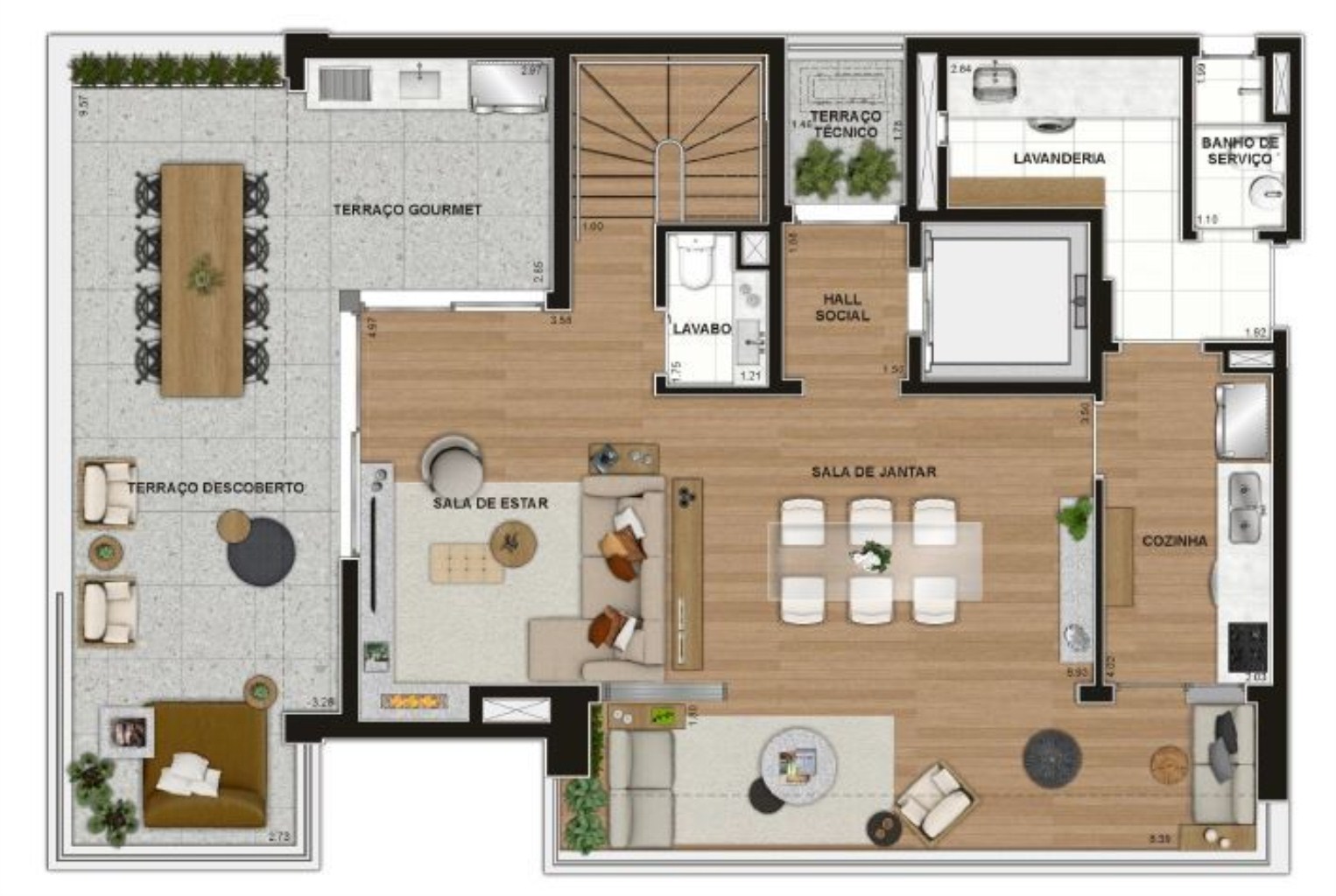 Cobertura, 3 quartos, 253 m² - Foto 14