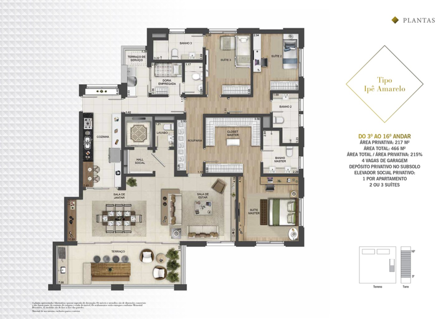 Apartamento, 4 quartos, 349 m² - Foto 44