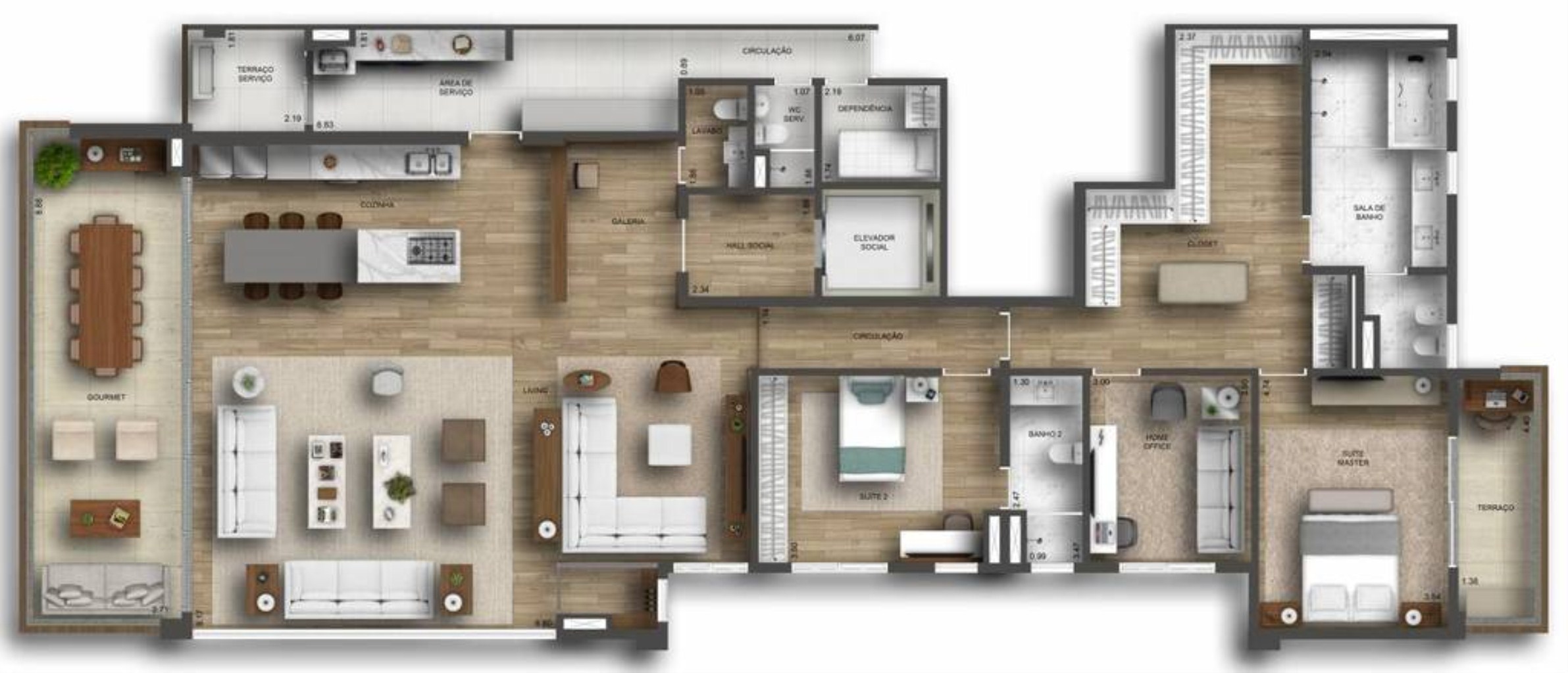 Apartamento, 4 quartos, 278 m² - Foto 17