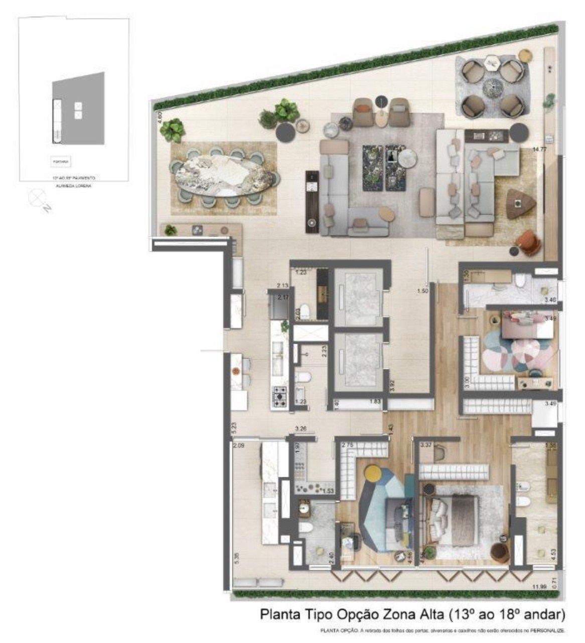 Apartamento, 4 quartos, 263 m² - Foto 16