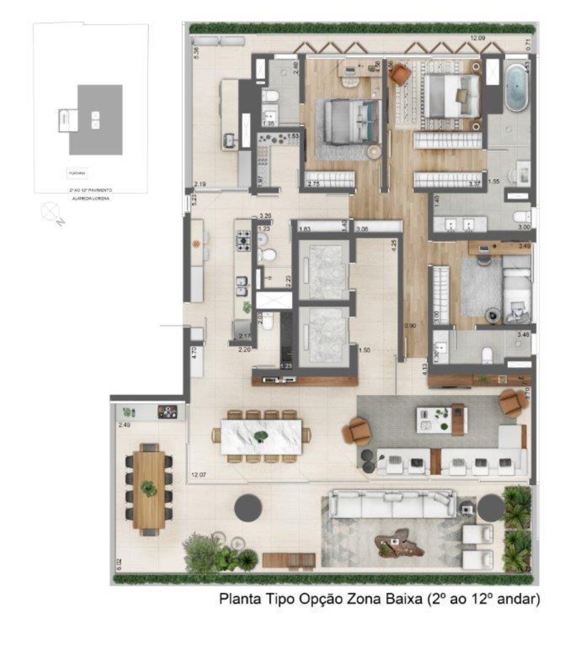 Apartamento, 4 quartos, 263 m² - Foto 19