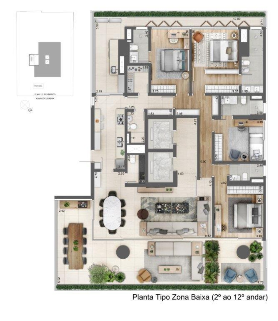Apartamento, 4 quartos, 263 m² - Foto 20
