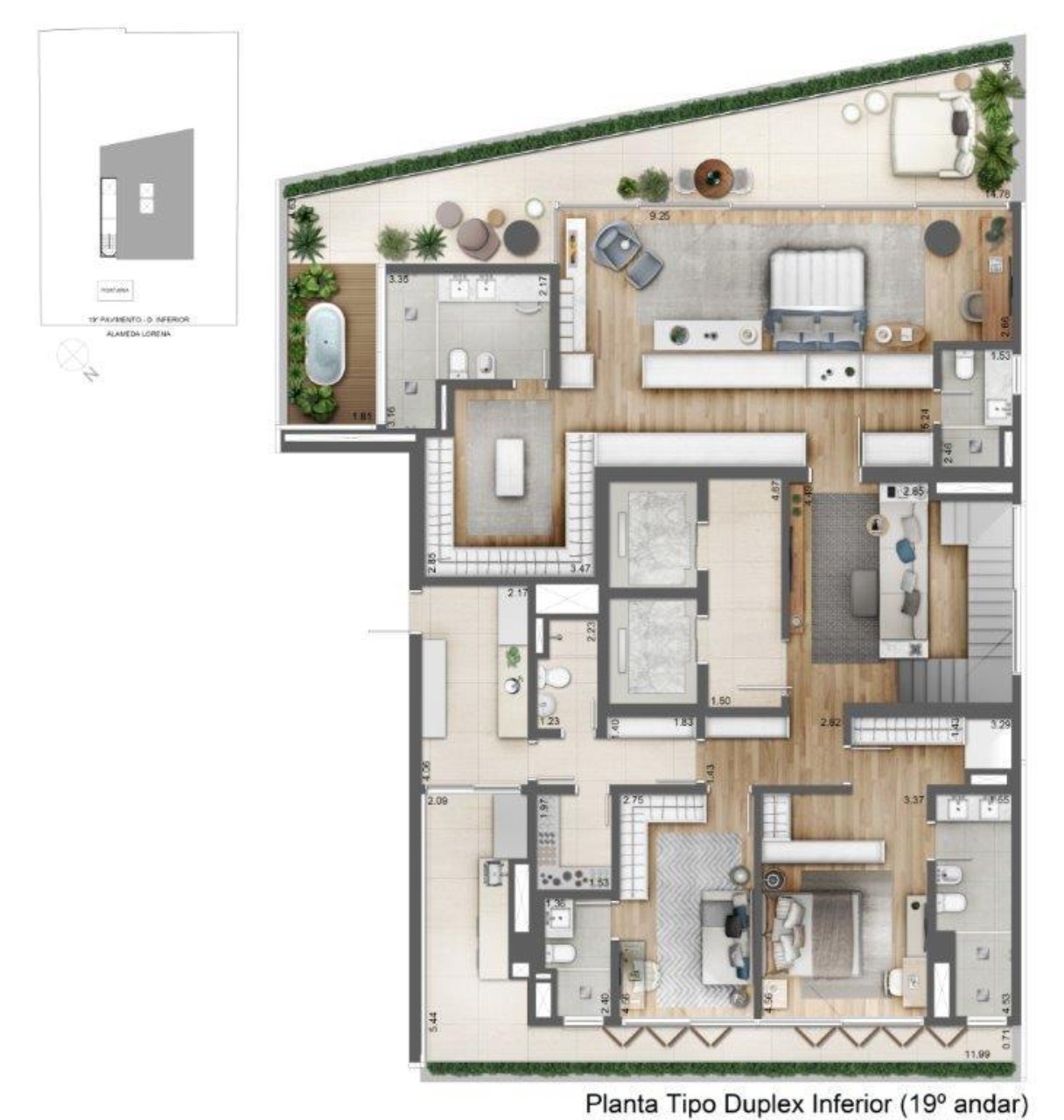 Apartamento, 4 quartos, 263 m² - Foto 21