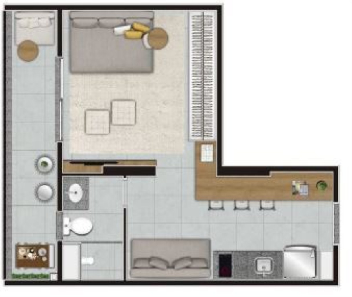 Apartamento, 1 quarto, 24 m² - Foto 22