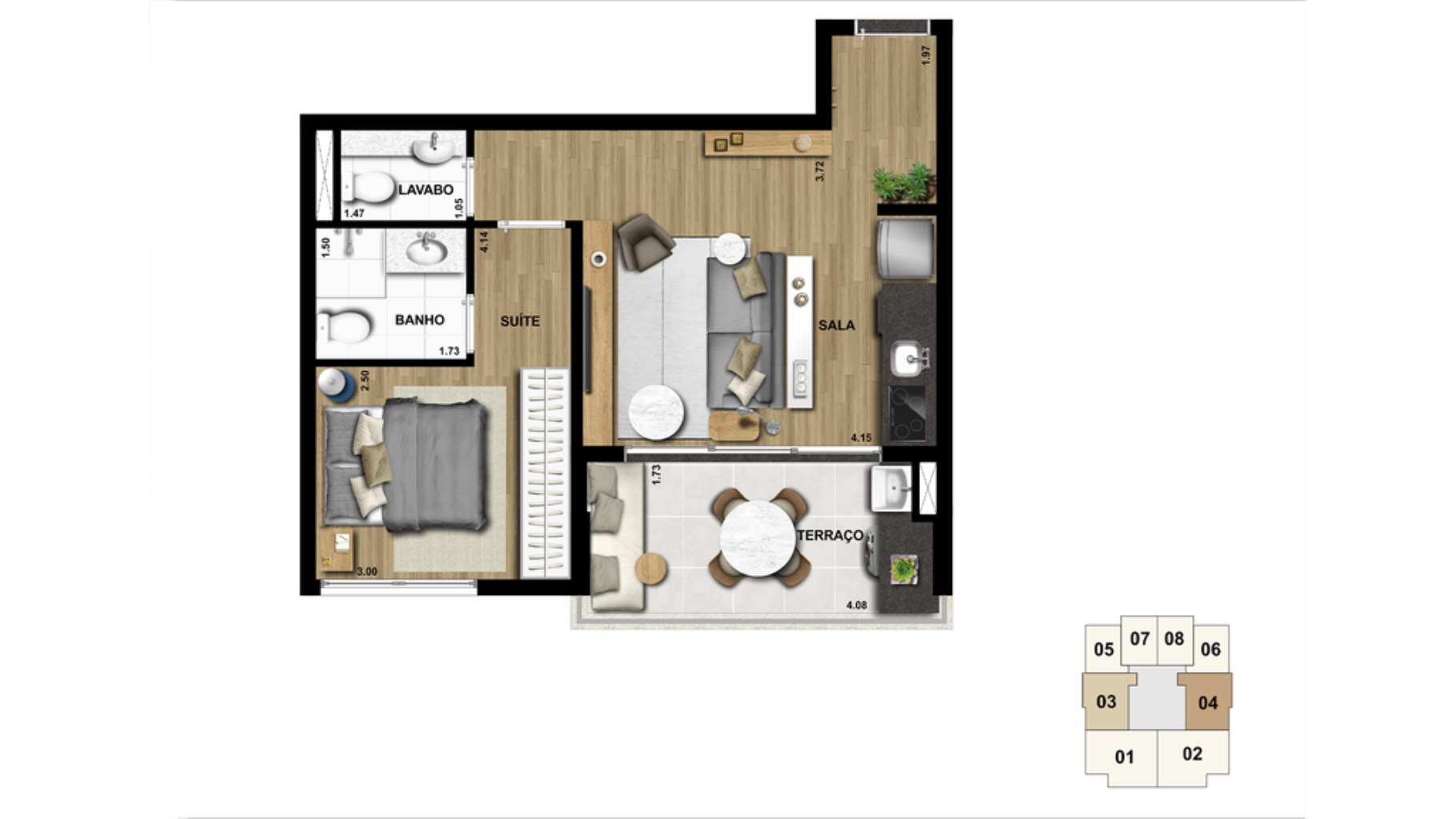 Apartamento, 2 quartos, 65 m² - Foto 15