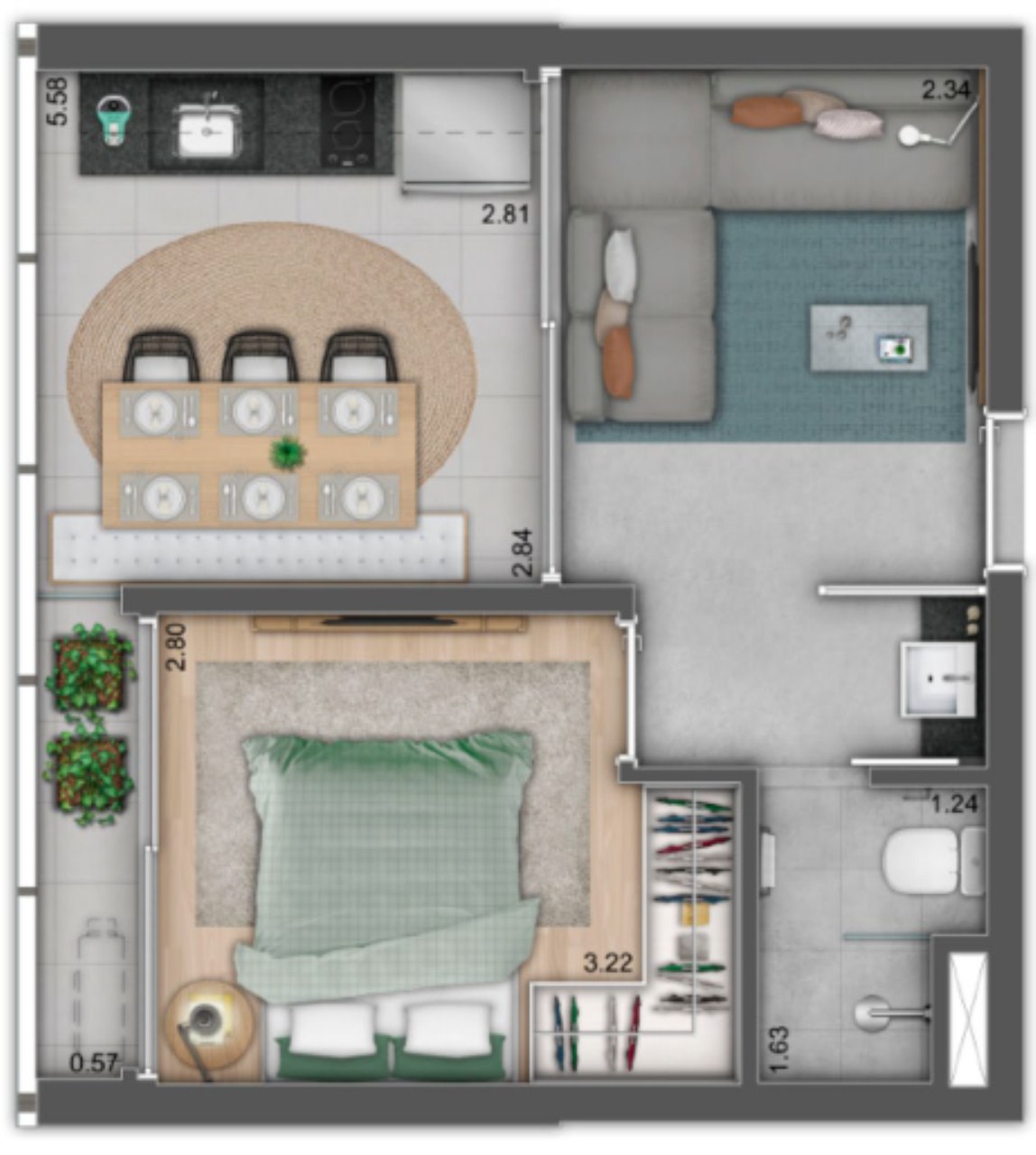 Apartamento, 1 quarto, 20 m² - Foto 24