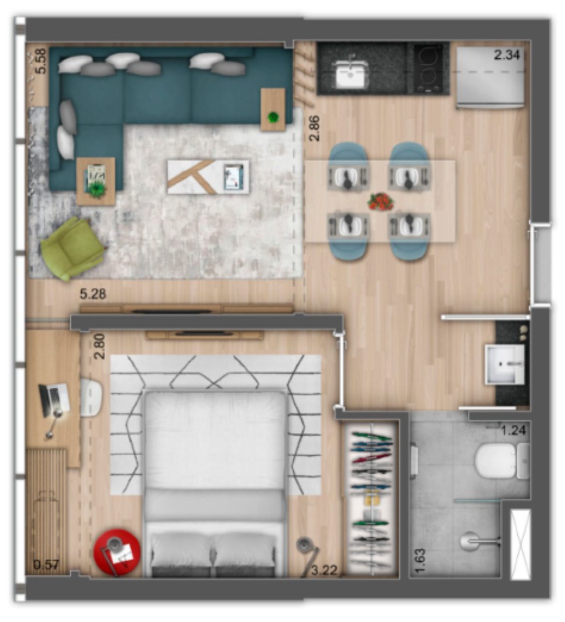 Apartamento, 1 quarto, 20 m² - Foto 25
