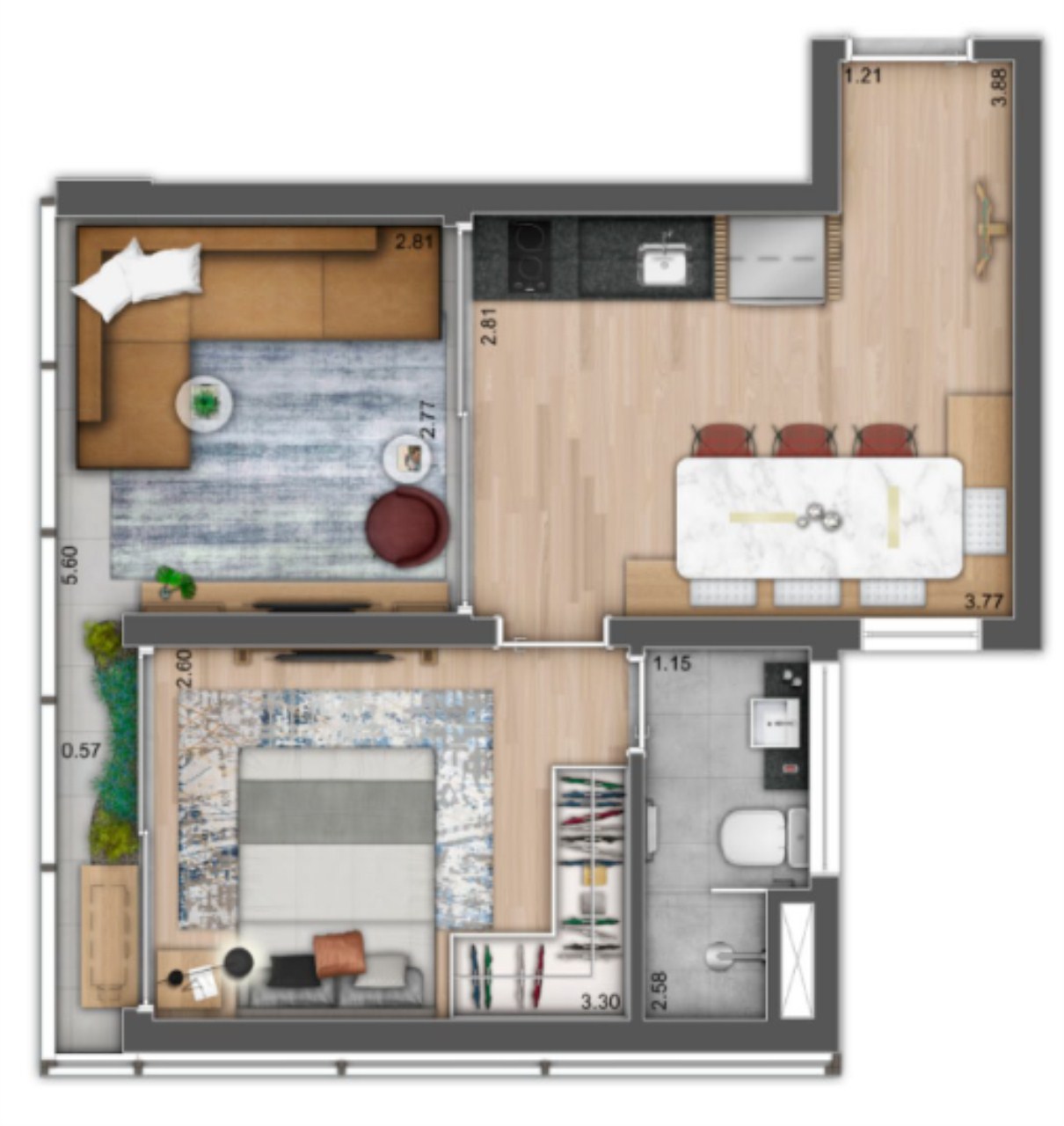 Apartamento, 1 quarto, 20 m² - Foto 27