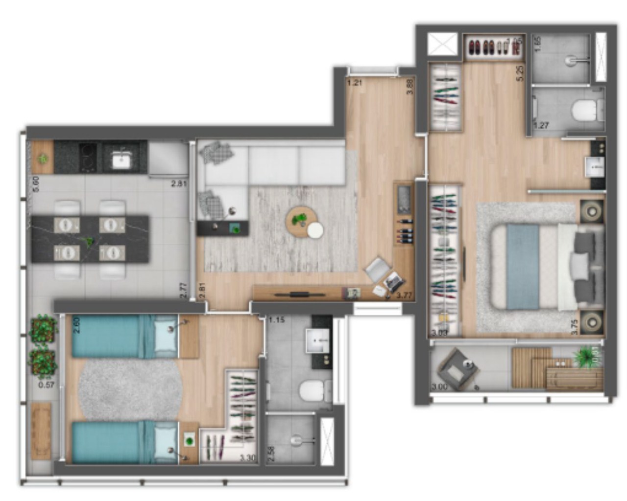 Apartamento, 1 quarto, 32 m² - Foto 31