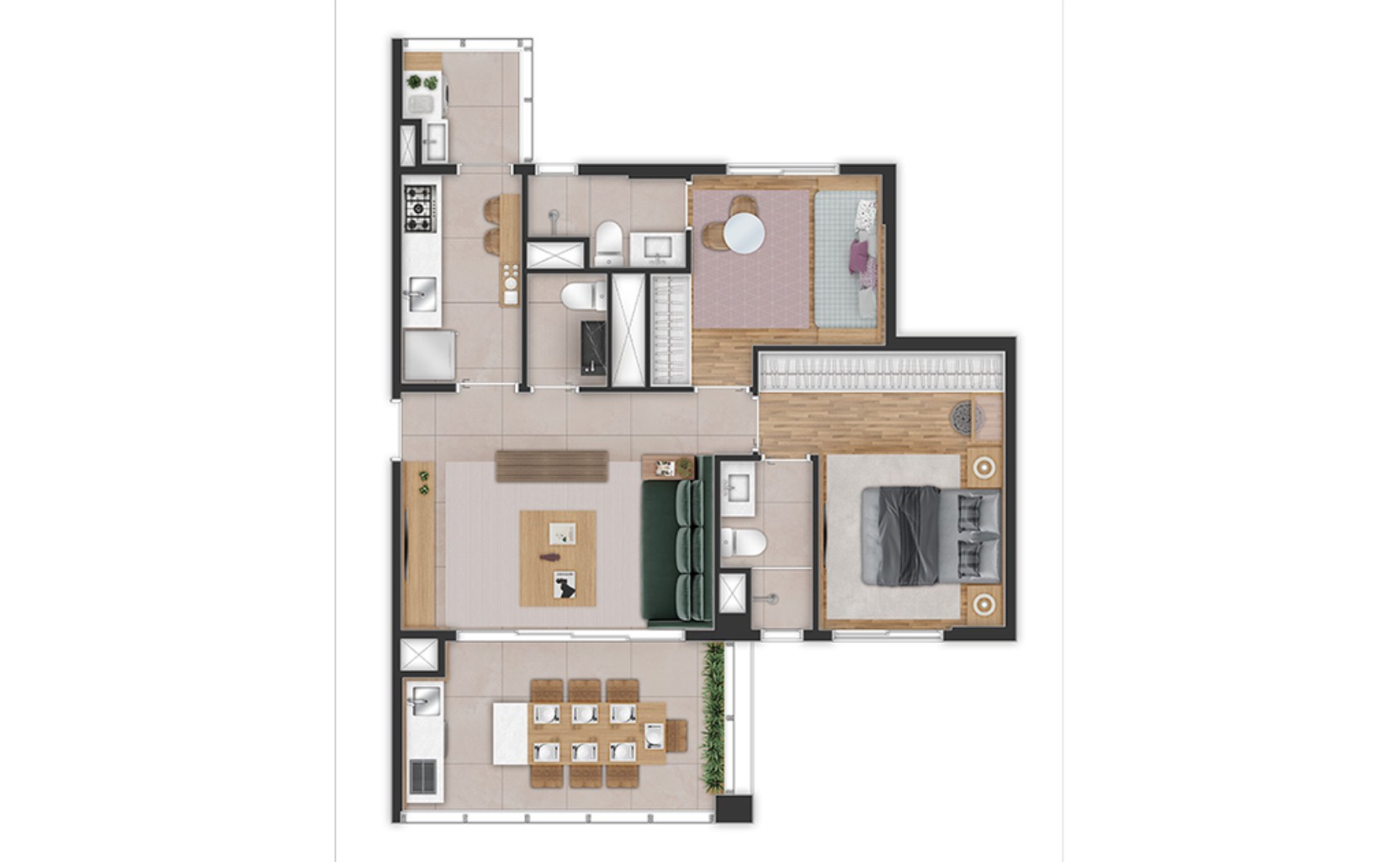Apartamento, 1 quarto, 37 m² - Foto 18