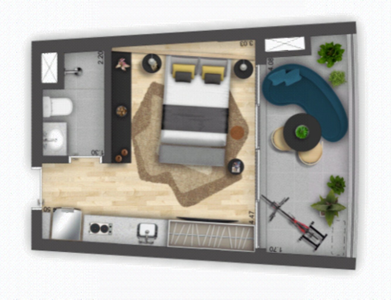 Apartamento, 2 quartos, 104 m² - Foto 24