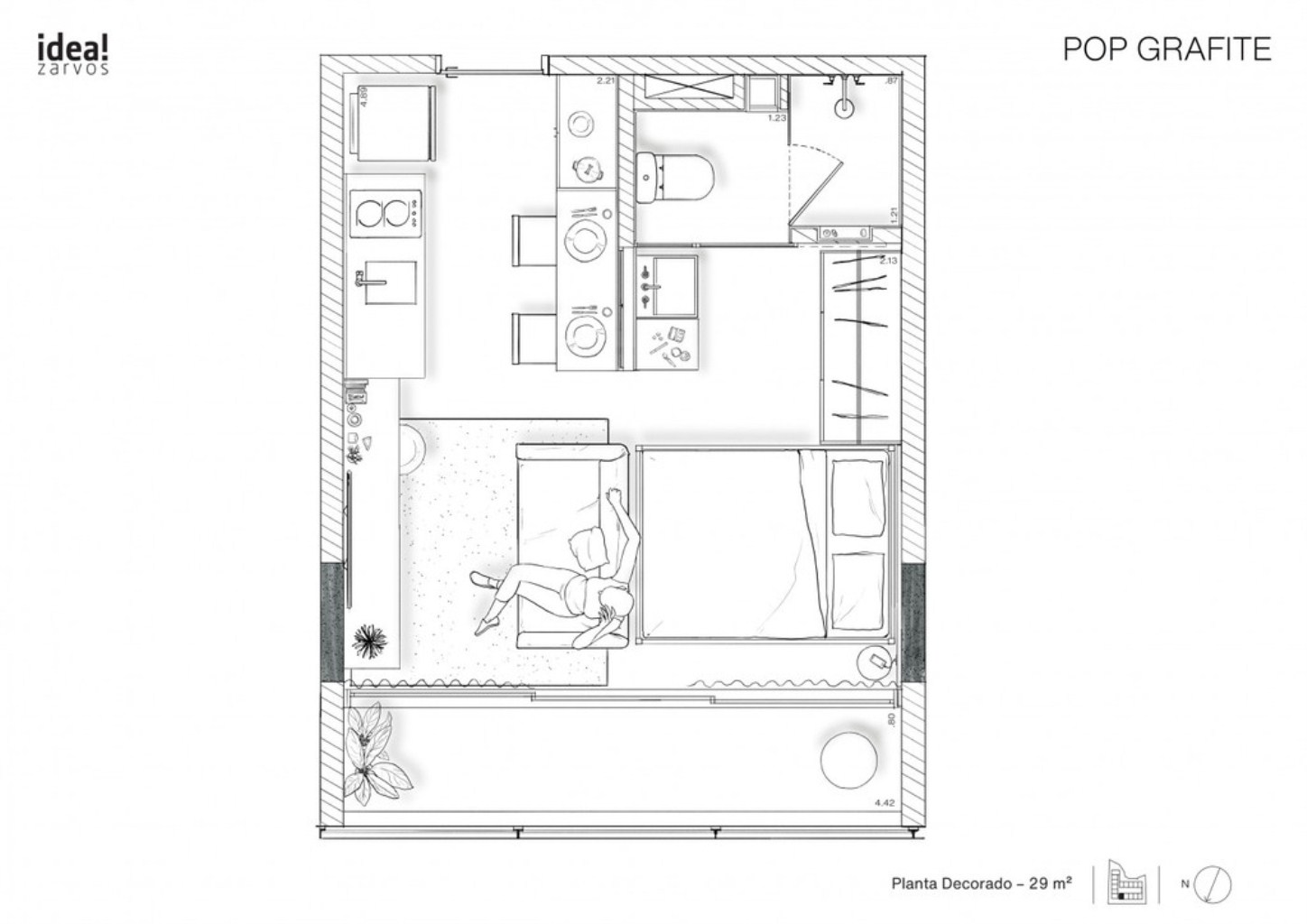 Apartamento, 1 quarto, 27 m² - Foto 28