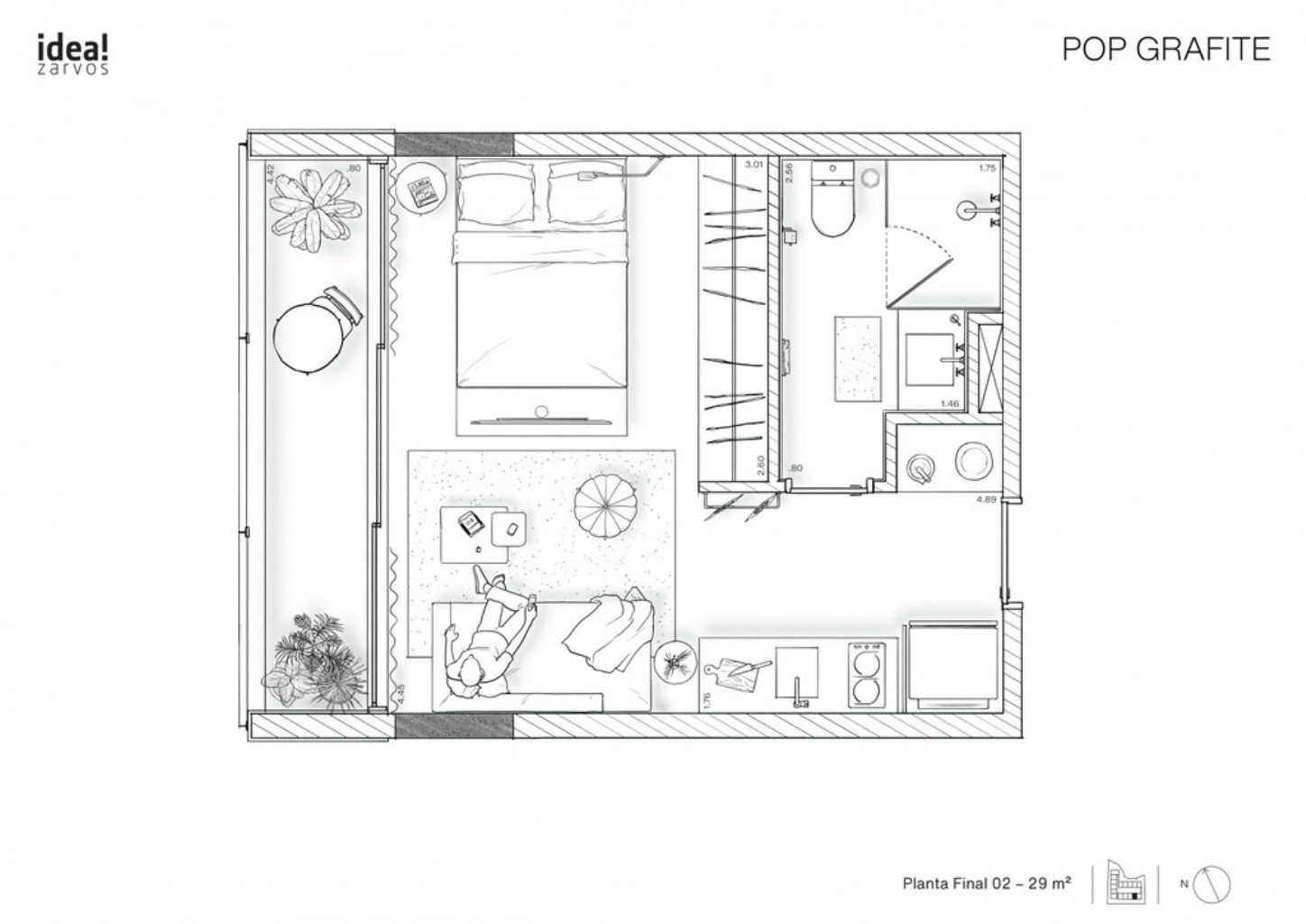 Apartamento, 1 quarto, 27 m² - Foto 29