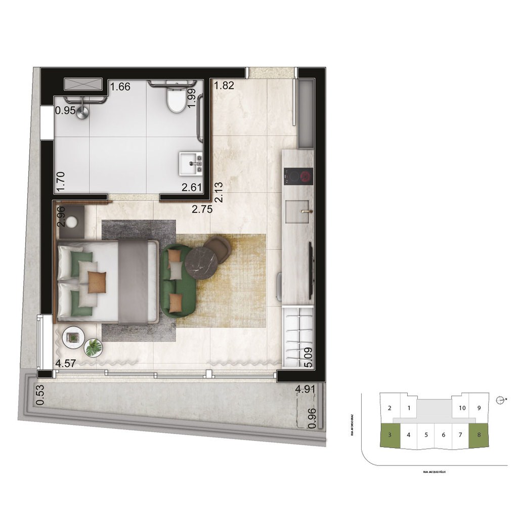Apartamento, 2 quartos, 59 m² - Foto 24