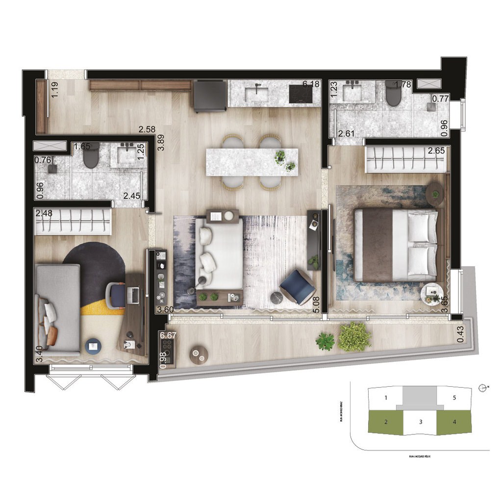 Apartamento, 2 quartos, 59 m² - Foto 27