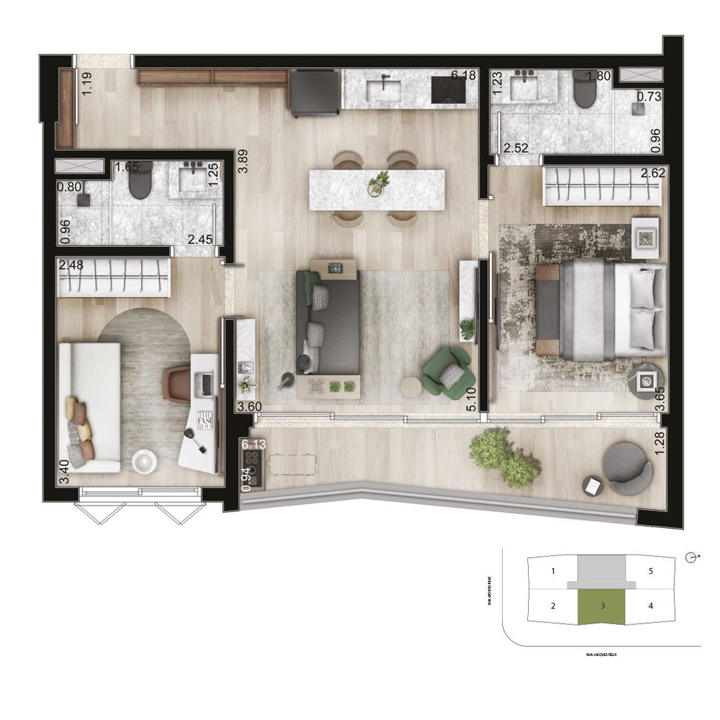 Apartamento, 2 quartos, 59 m² - Foto 29