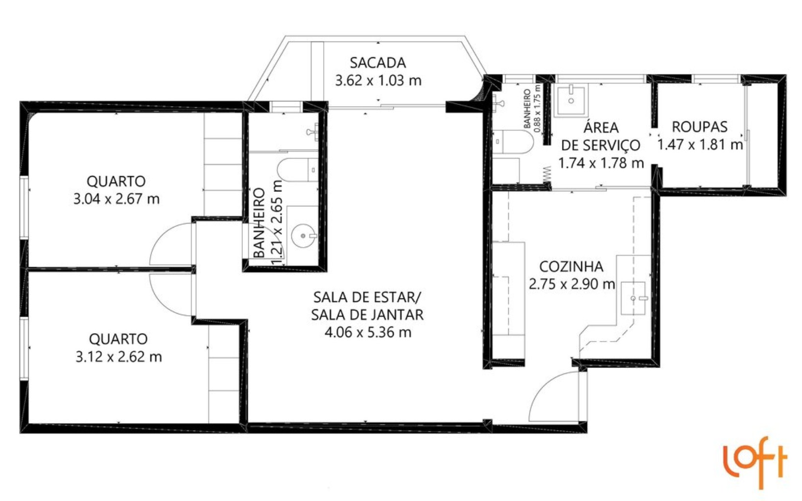 Apartamento, 2 quartos, 70 m² - Foto 9