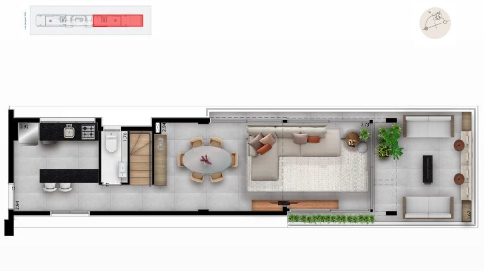 Apartamento, 1 quarto, 28 m² - Foto 15