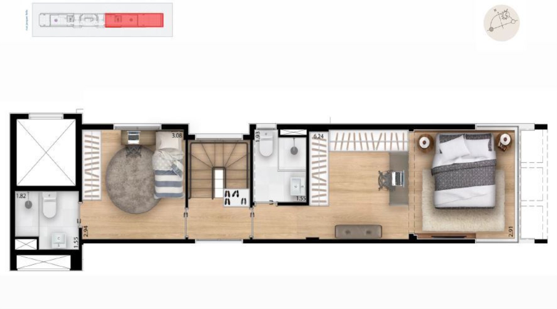 Apartamento, 1 quarto, 41 m² - Foto 16