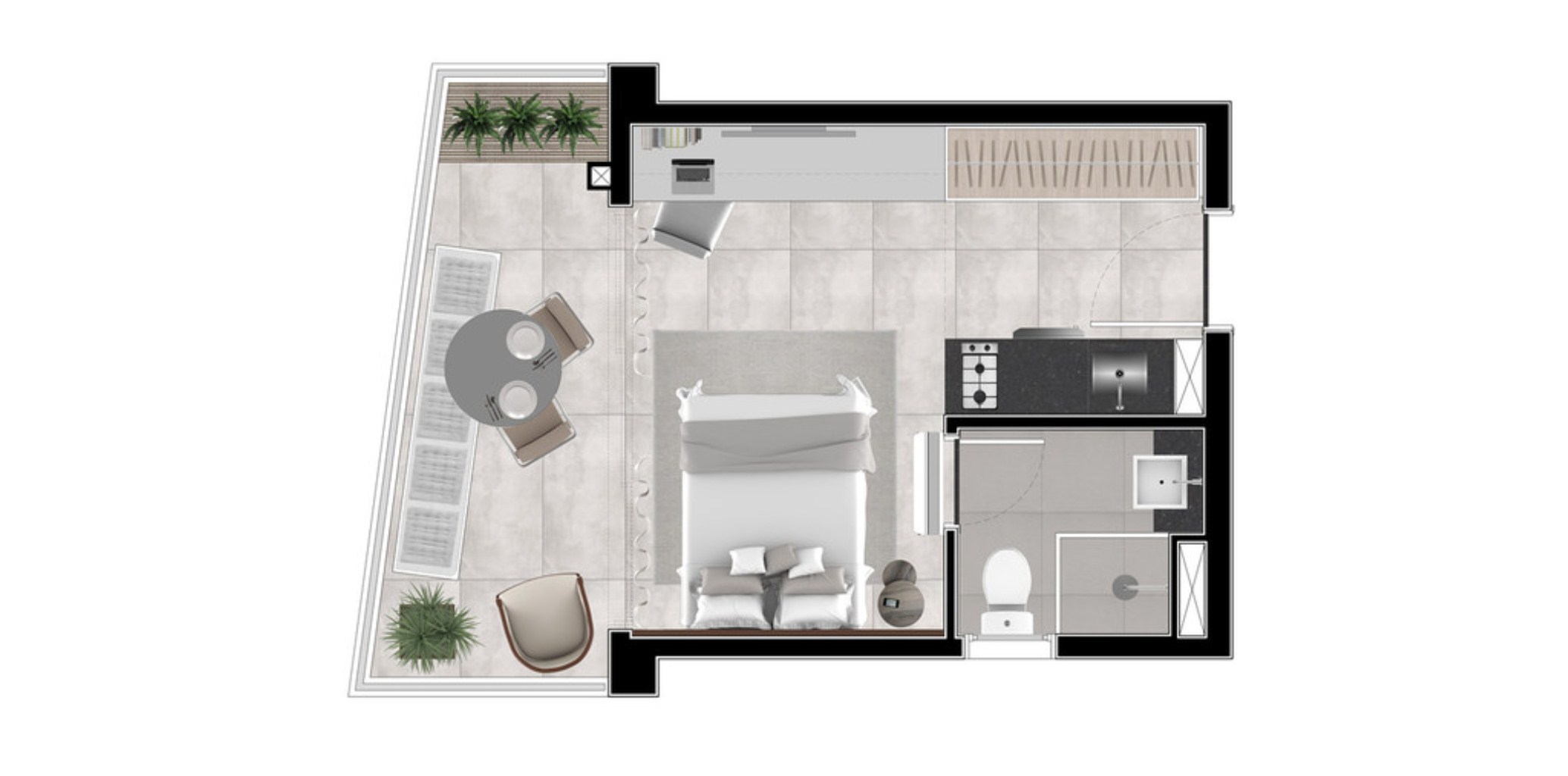 Apartamento, 1 quarto, 31 m² - Foto 19