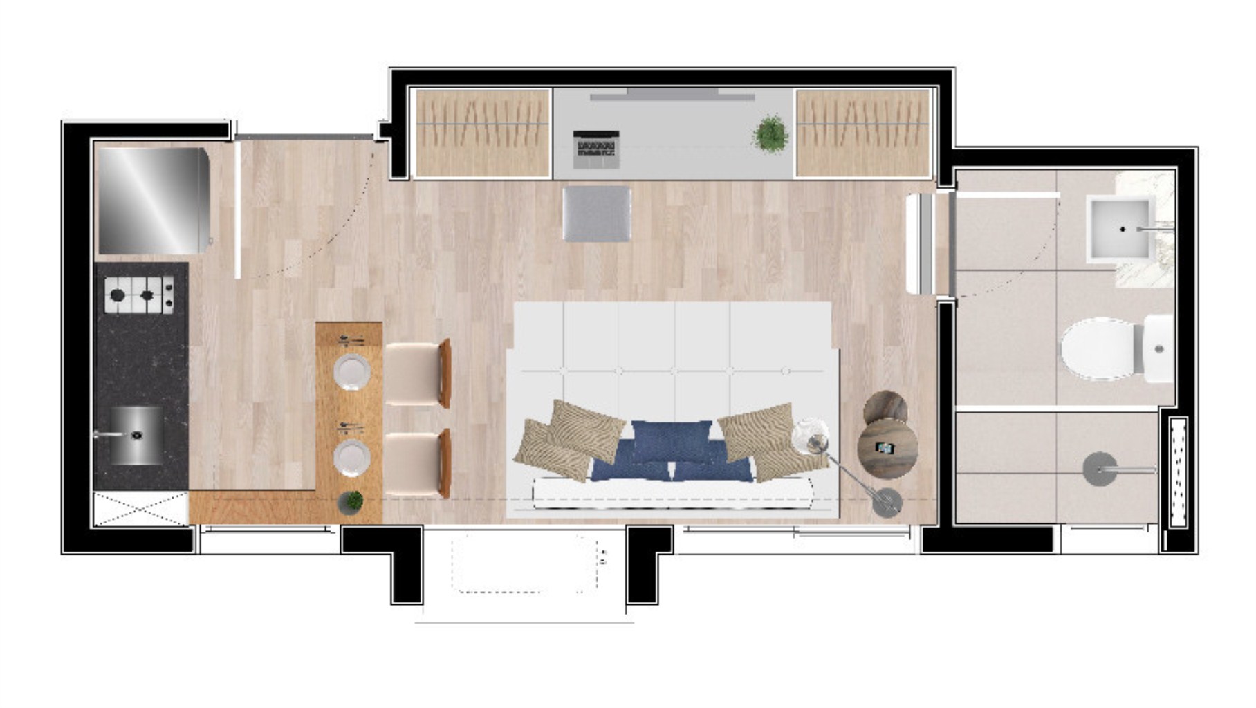 Apartamento, 1 quarto, 31 m² - Foto 20