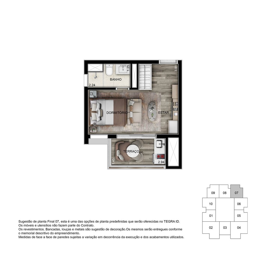 Apartamento, 1 quarto, 46 m² - Foto 27